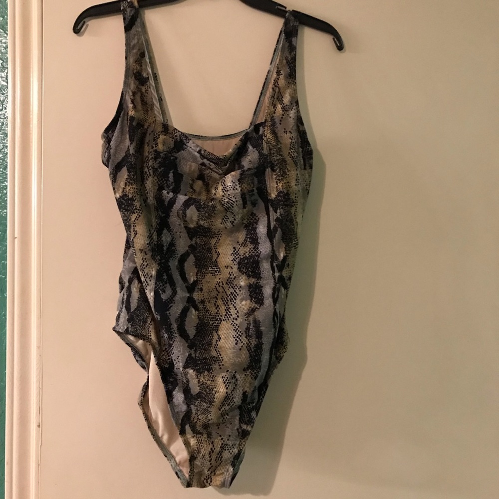 Shape FX Snake Print Swimsuit